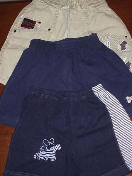 lot de 3 shorts